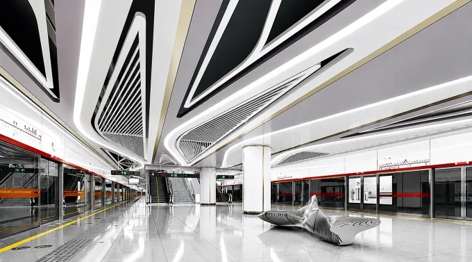 Phối cảnh thiết kế ga ngầm Tao Đ&agrave;n của metro Bến Th&agrave;nh - Tham Lương, tương lai kết nối tuyến Thủ Dầu Một v&agrave; số 3. Ảnh: MAUR