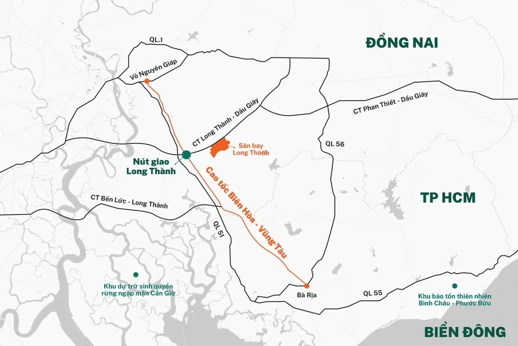 Chiều nay thông xe các nhánh còn lại ở nút giao Long Thành nối vào 2 cao tốc - 2