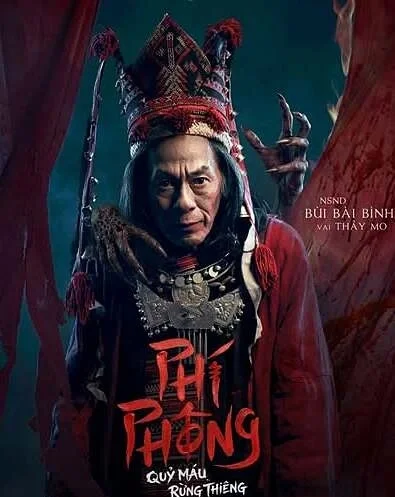 Tạo hình diễn viên trong phim Phí Phông. Ảnh:Đoàn phim cung cấp