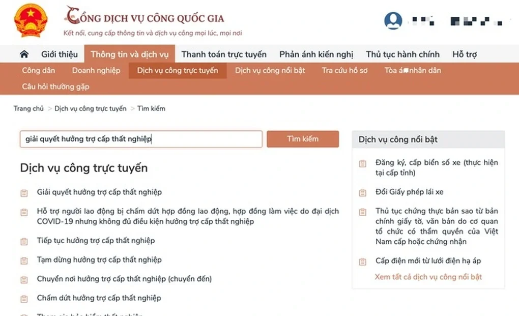 Người thất nghiệp có thể theo dõi trạng thái hồ sơ qua mạng - 1