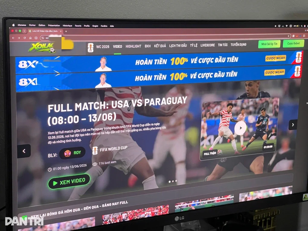 Website phát sóng lậu, trá hình cá độ bóng đá bùng phát giữa mùa World Cup - 1