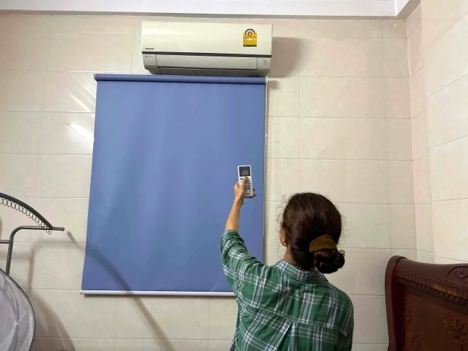 Một gia đình ở Nghệ An sử dụng điều hòa liên tục trong dịp nắng nóng đỉnh điểm hồi tháng 5/2026. Ảnh minh họa: Nga Thanh