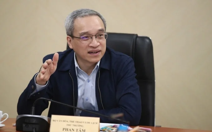 Thứ trưởng Văn hóa Thể thao và Du lịch Phan Tâm. Ảnh: Bộ VHTTDL