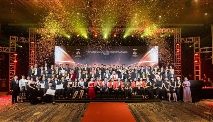 Đêm Gala Giải thưởng Bất động sản Việt Nam PropertyGuru 2025. Ảnh: PropertyGuru