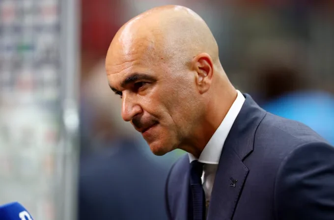 HLV Roberto Martinez ở trận Bồ Đào Nha hòa CHDC Congo tại bảng K World Cup 2026, diễn ra ở Houston, Texas, Mỹ ngày 17/6/2026. Ảnh: Reuters