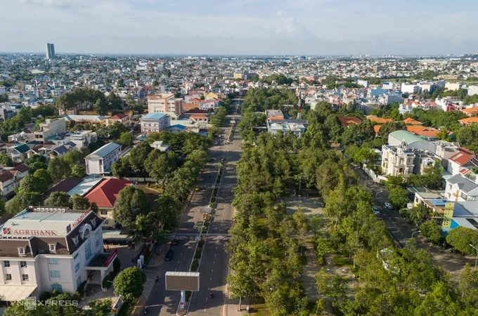 Bất động sản khu vực phường Tân Đông Hiệp, TP HCM (thuộc tỉnh Bình Dương cũ). Ảnh: Quỳnh Trần