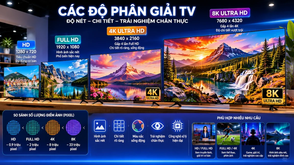 Nên chọn TV với độ phân giải nào? - 1
