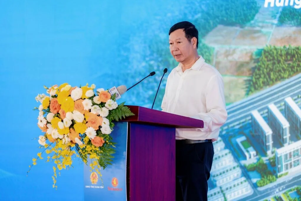 Ông Lê Khắc Hiệp, Phó Chủ tịch Tập đoàn Vingroup phát biểu tại sự kiện. Ảnh: Vingroup