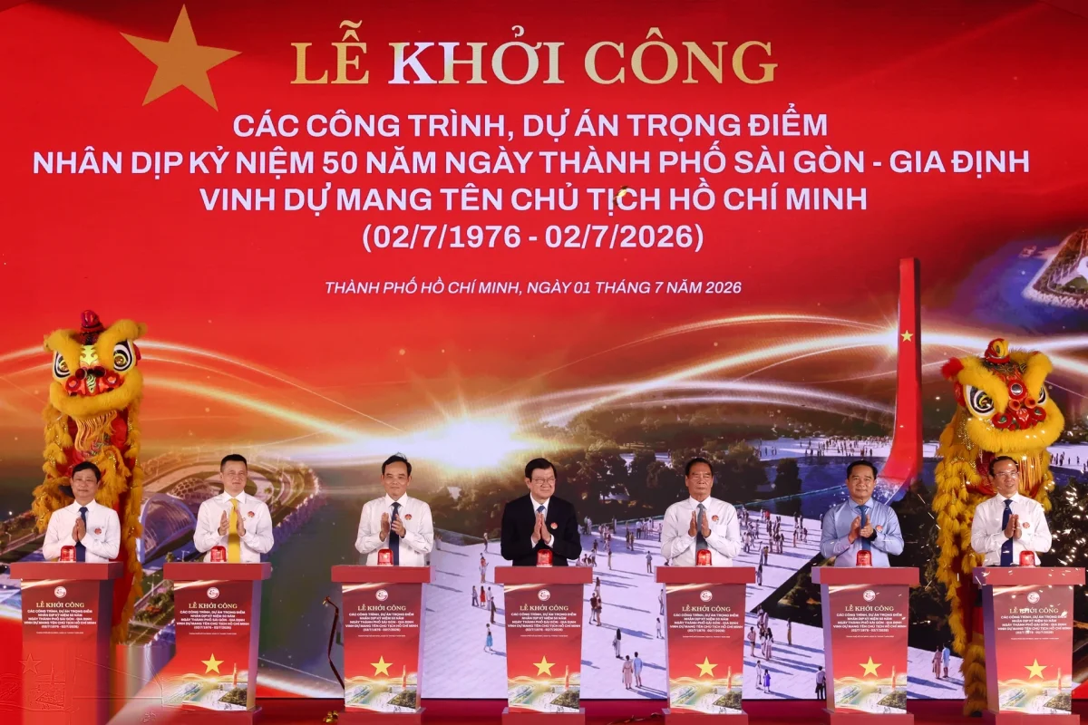 Khởi công đồng loạt 8 dự án trọng điểm chào mừng 50 năm TPHCM mang tên Bác - 5