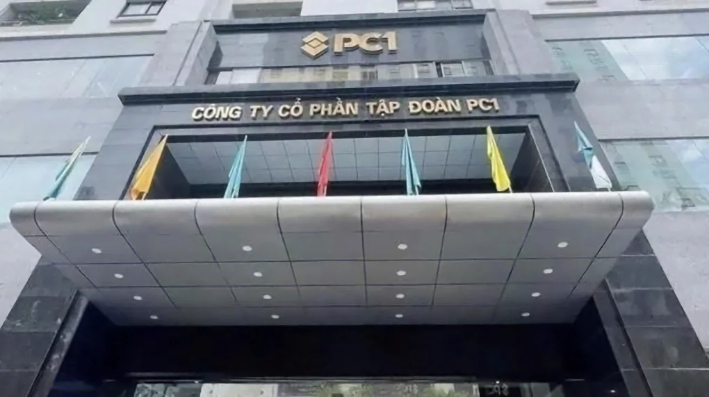 Bên ngoài trụ sở Tập đoàn PC1. Ảnh: PC1