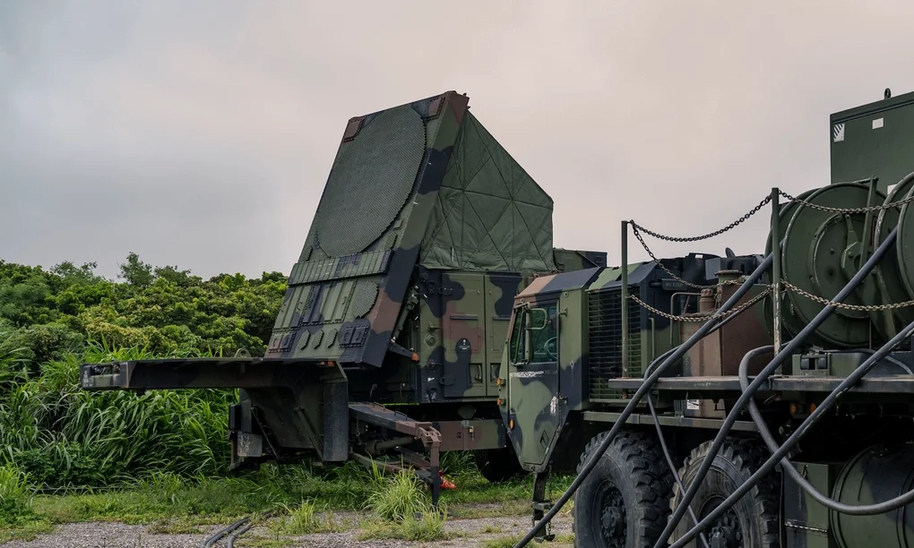 Radar AN/MPQ-65 của tổ hợp phòng không Patriot Mỹ tại căn cứ không quân Kadena, Nhật Bản hồi năm 2025 .Ảnh: USAF