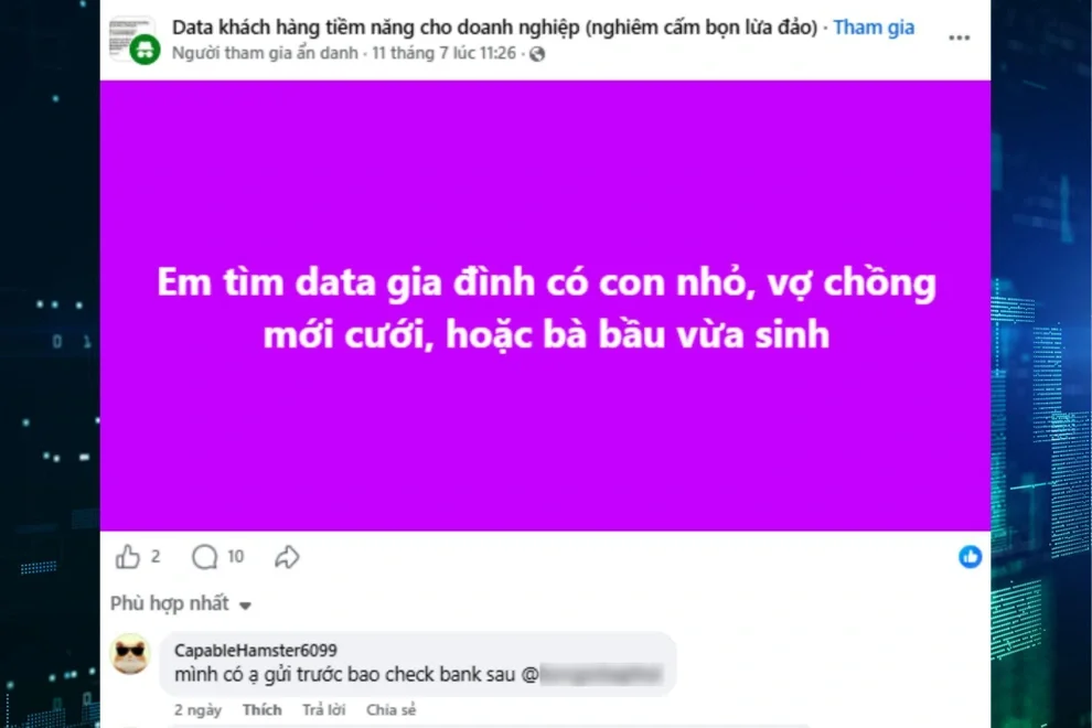 Dữ liệu cá nhân bị rao bán tràn lan trên mạng như món hàng rẻ tiền - 7