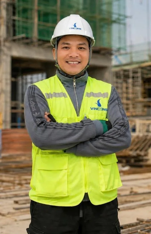 Anh Trần Quốc Khương mong muốn gắn bó lâu dài với nghề khi gia nhập VinCons. Ảnh: VinCons