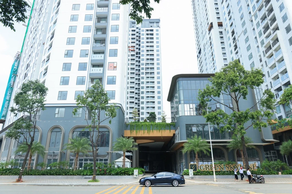 Tiến độ dự án hiện đã hoàn thiện 90%, dự kiến bàn giao trong năm nay. Ảnh: TBS Land