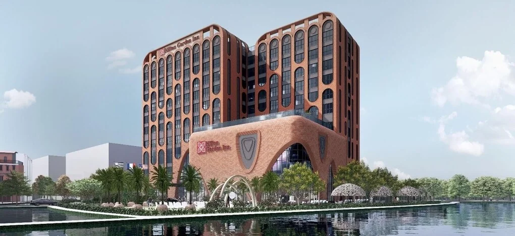 Thương hiệu khách sạn quốc tế Hilton Garden Inn hiện diện tại Vĩnh Long. Ảnh: T&T Group