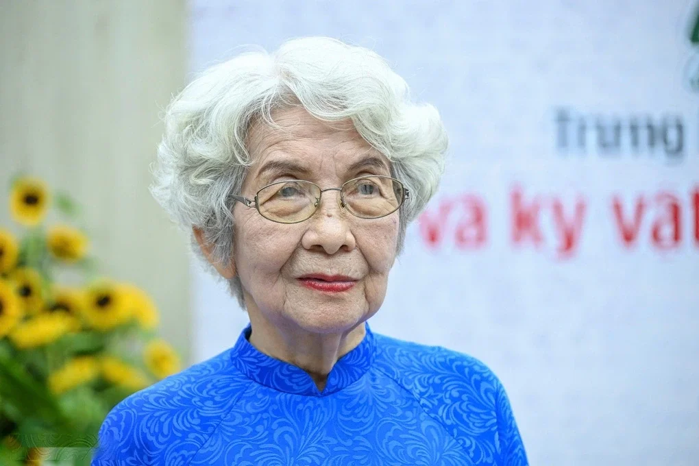 Nhà giáo Trần Thị Vinh. Ảnh: Giang Huy