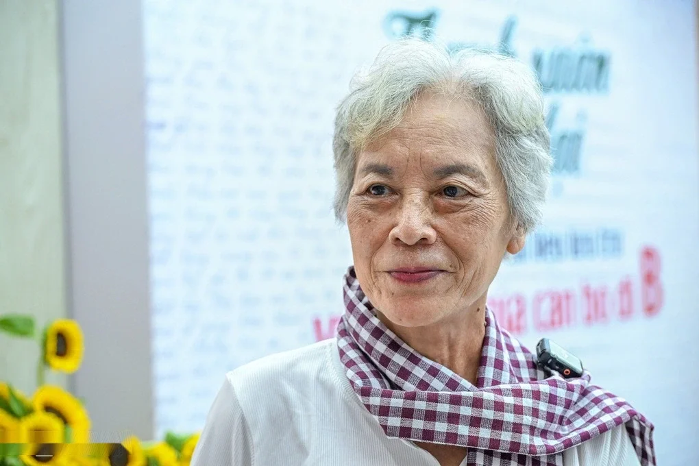Cô giáo Phú Bình, một cán bộ từng đi B năm 1973. Ảnh: Giang Huy