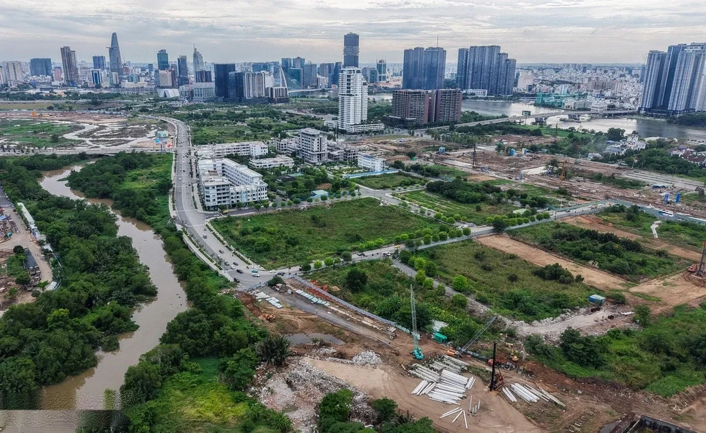 Bất động sản khu đô thị Thủ Thiêm, tháng 5/2026. Ảnh: Quỳnh Trần
