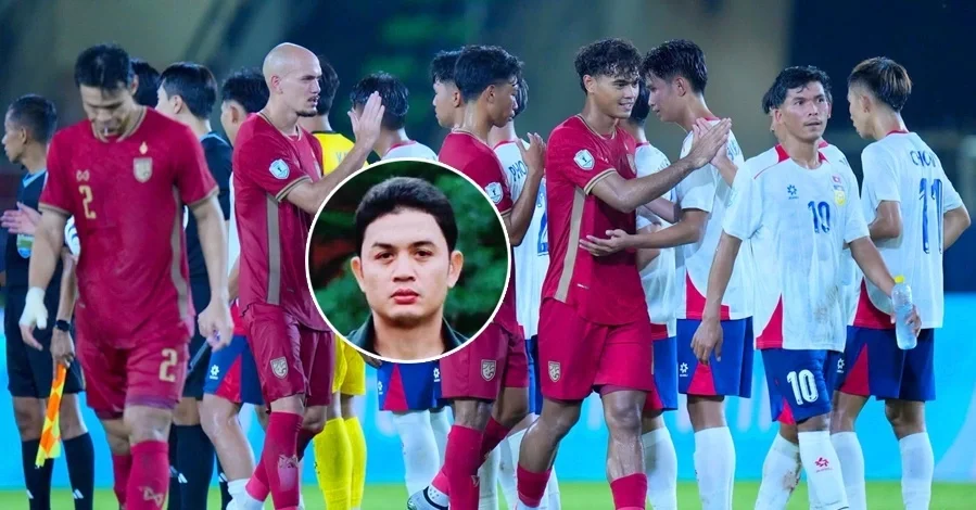 Sarayuth phàn nàn về trận thắng 5-0 của Thái Lan trước Lào trên sân Vientiane, lượt đầu bảng B ASEAN Cup 2026 tối 25/7. Ảnh: FAT