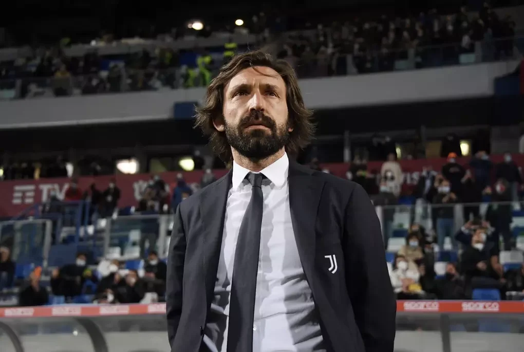 HLV Andrea Pirlo trước trận Juventus gặp Atalanta ở chung kết Cup Italy tại sân Mapei - Città del Tricolore, Reggio Emilia, Italy, ngày 19/5/2021. Ảnh: Reuters