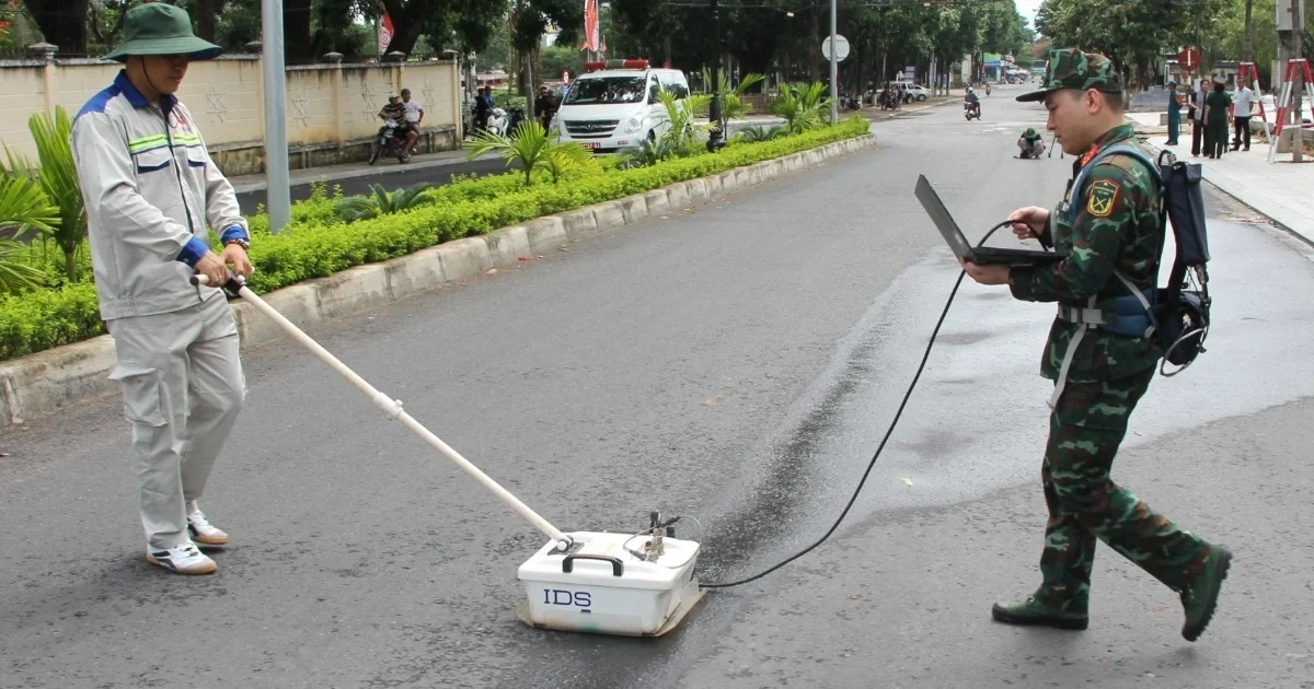 Dấu hiệu bất thường từ radar tại khu vực nghi mộ tập thể 70-90 liệt sĩ