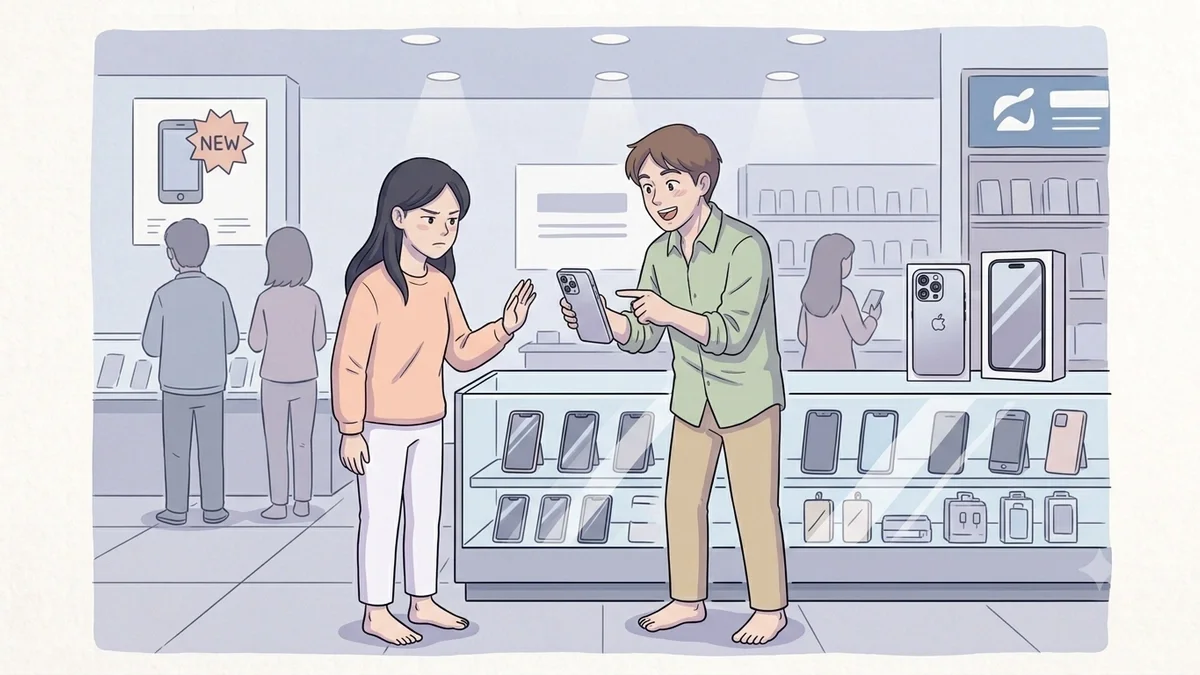 Bạn trai nổi giận khi tôi không chịu mua điện thoại mới nhất để tặng anh