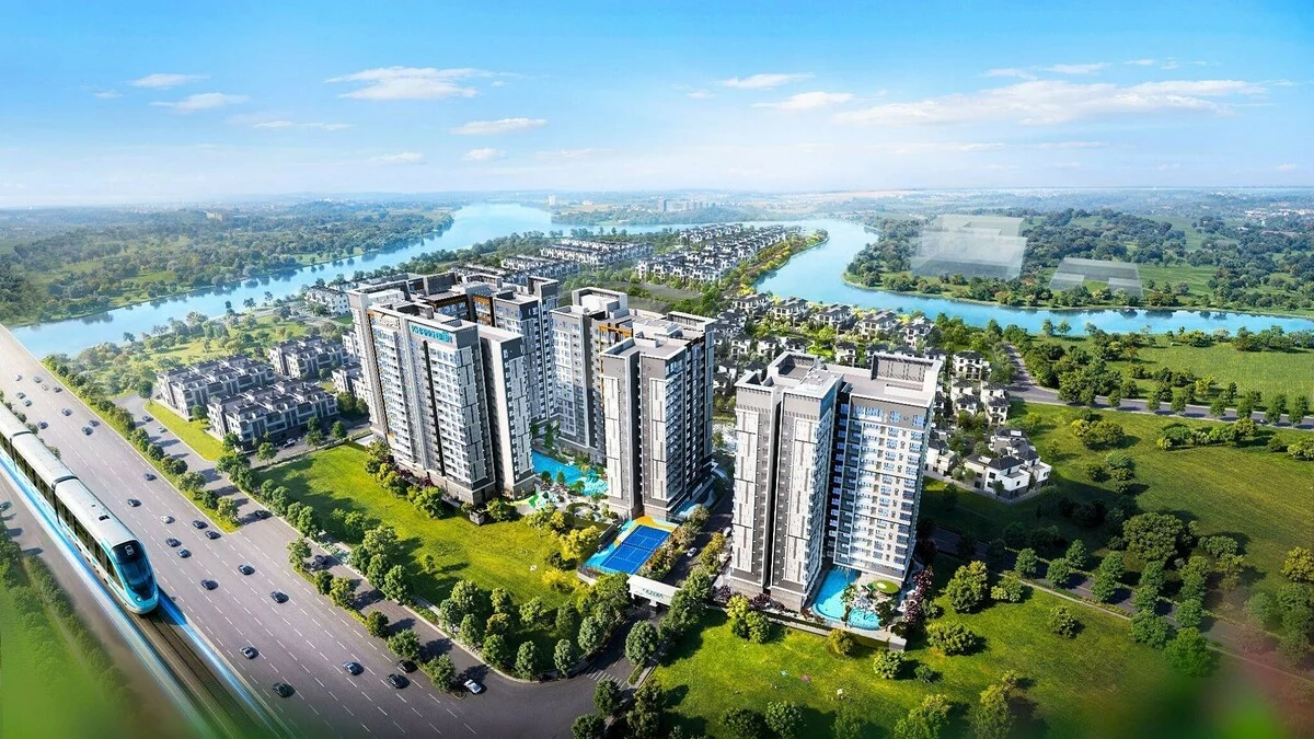 Dự án Gladia Heights sở hữu ưu thế từ khu đất ba mặt giáp sông