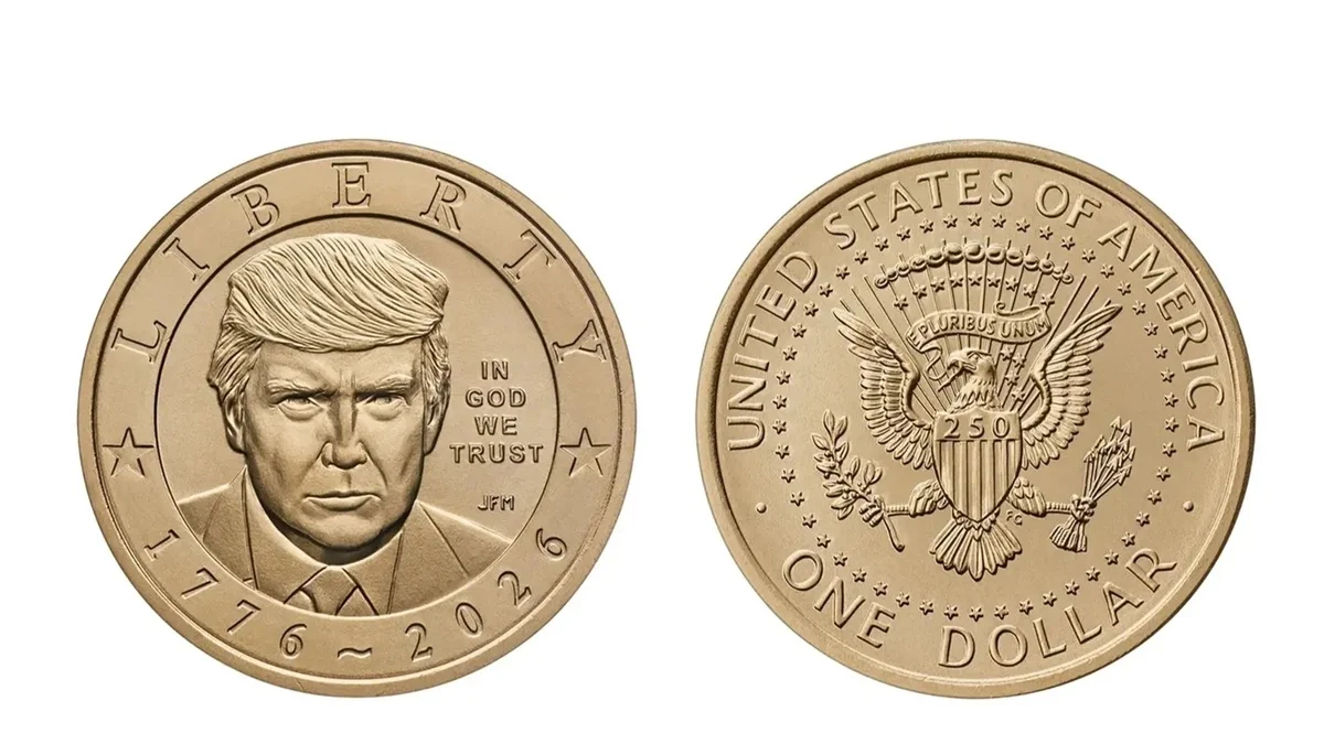 Mỹ chuẩn bị phát hành đồng xu một USD khắc họa chân dung ông Trump