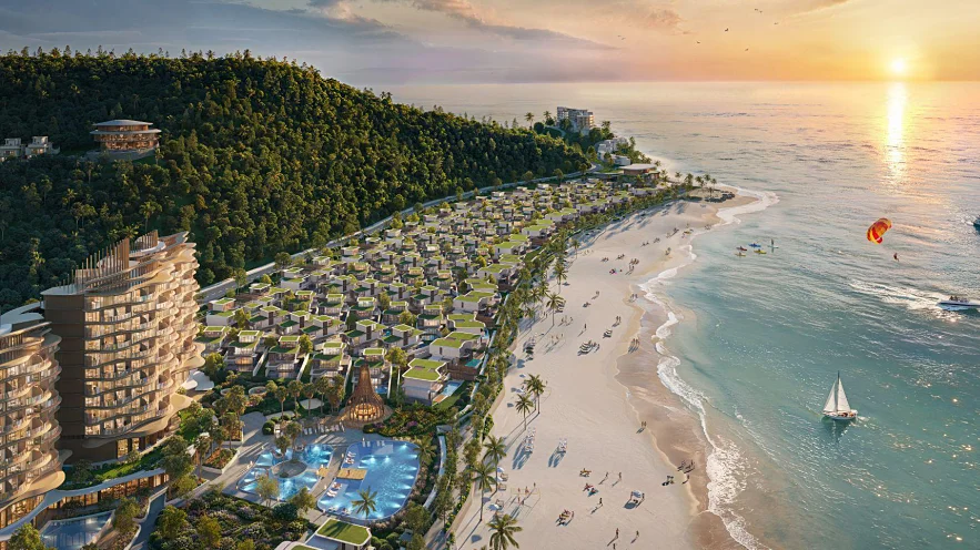 Tọa độ sát thềm biển của dự án Mey Retreat Bãi Lữ